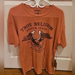 True Religion Eagle Crewneck Tee, NWT